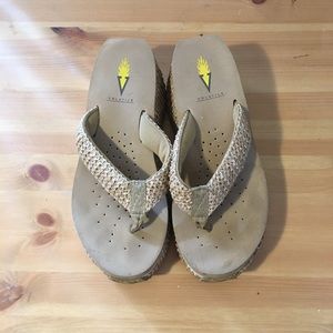 Wedged Flip Flops